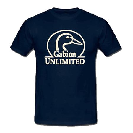 T-Shirt Męski Z Krótkim Rękawem Gabion Unlimited - Granatowy