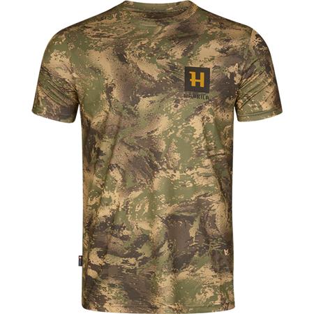 T-Shirt Męski Z Krótkim Rękawem Harkila Deer Stalker Camo S/S - Axis Msp Forest