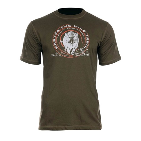 T-Shirt Męski Z Krótkim Rękawem Hart Ground Basurde - Ciemna Oliwka