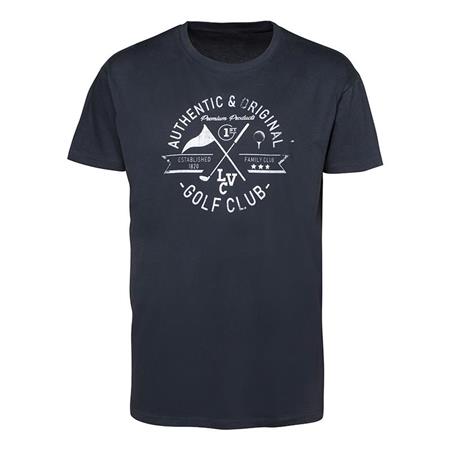 T-Shirt Męski Z Krótkim Rękawem Ligne Verney-Carron Golf Club - Niebieski