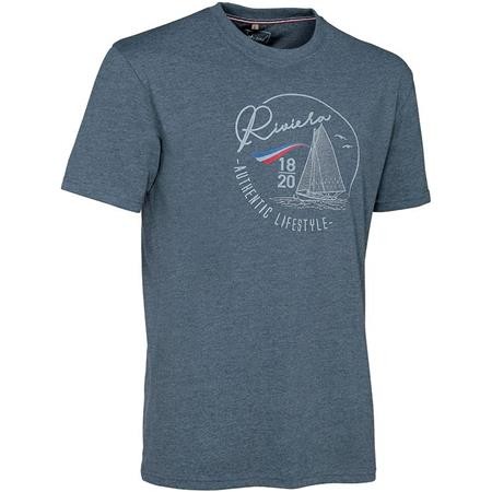 T-Shirt Męski Z Krótkim Rękawem Ligne Verney-Carron Riviera - Niebieski