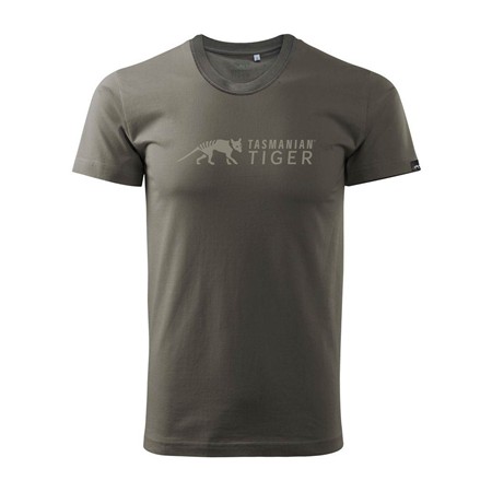 T-Shirt Męski Z Krótkim Rękawem Tasmanian Tiger Logo Shirt - Zielony