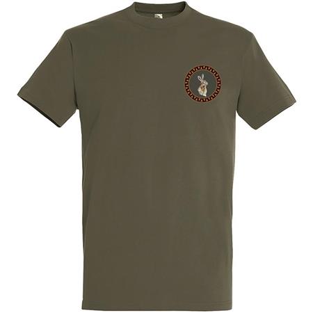 T Shirt Met Korte Mouwen Heren Bartavel Kleine Haas - Kaki