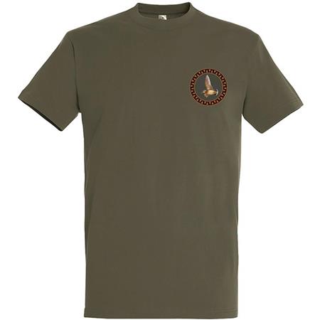 T Shirt Met Korte Mouwen Heren Bartavel Kleine Houtsnip - Kaki