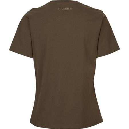 T-SHIRT MIT KURZEN ÄRMELN FÜR FRAUEN HARKILA WILDBOAR S/S W - WILLOW GREEN