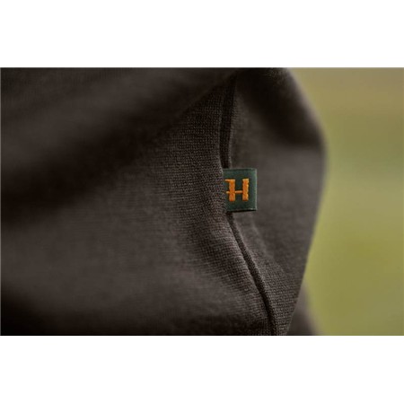 T-SHIRT MIT KURZEN ÄRMELN FÜR HERREN HARKILA GAME S/S - SHADOW BROWN WILDBOAR