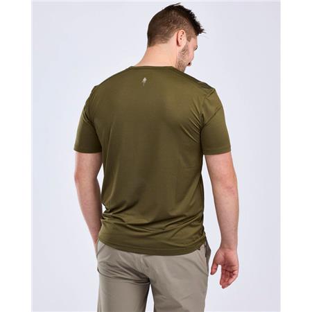 T-SHIRT MIT KURZEN ÄRMELN FÜR MÄNNER PINEWOOD FUNCTION - MOSS GREEN