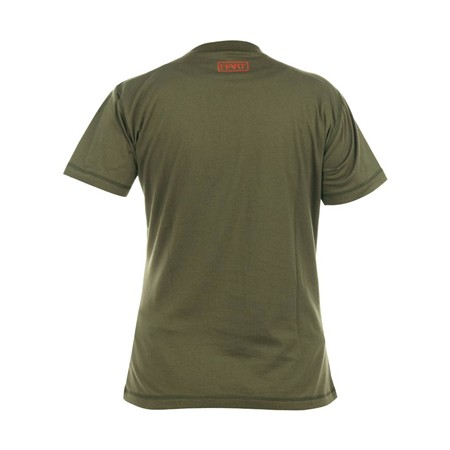T-SHIRT TIL DAMER MED KORTE ÆRMER HART GROUND DEER - OLIVEN