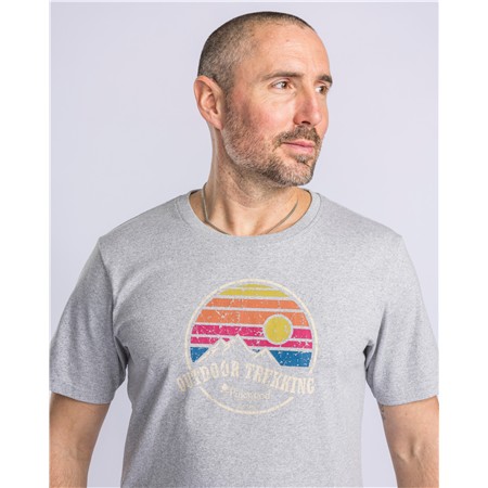 T-SHIRT UOMO - GRIGIO PINEWOOD FINNVEDEN RECYCLED OUTDOOR - GRIS