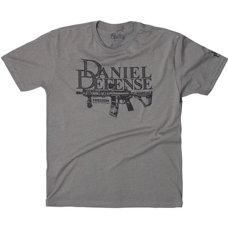 T-Shirt Uomo Maniche Corte Daniel Defense Classic - Grigio