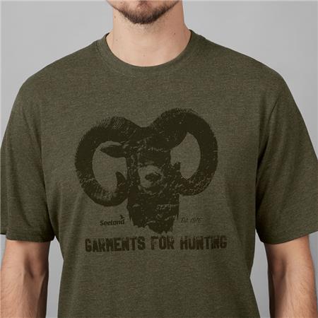 T-SHIRT UOMO MANICHE CORTE SEELAND OUTDOOR - VERDE