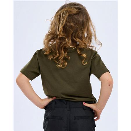 T-SHIRT ΚΟΝΤΟΜΆΝΙΚΟ JUNIOR PINEWOOD MOOSE K - ΠΡΆΣΙΝΟ