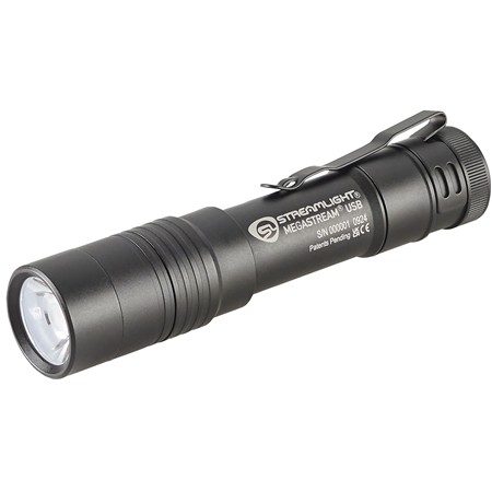 Taschenlampe Streamlight Megastream Usb + Akku + Usb-Kabel + Etui