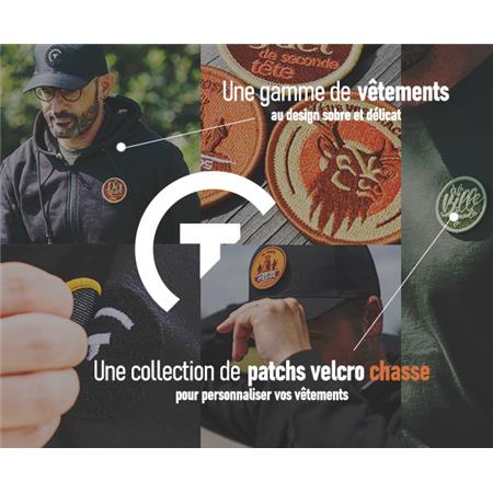 TEE SHIRT CACCIA PERSONALIZZABILE SUR VOS TRACES - KAKI