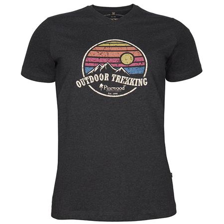 Tee Shirt Donna - Antracite Pinewood Finnveden Recycled Outdoor W - Anthracite