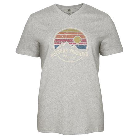 Tee Shirt Donna - Grigio Pinewood Finnveden Recycled Outdoor W - Gris