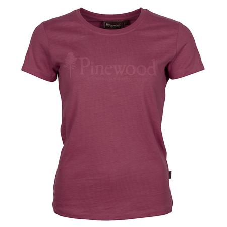 Tee Shirt Donna Pinewood Outdoor Life W - Raspberry Pink