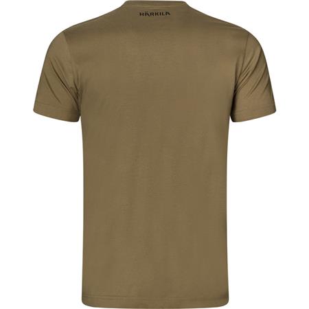 TEE-SHIRT HERREN HARKILA LOGO BAND - BRONZE