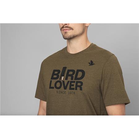 TEE SHIRT HOMME SEELAND BIRD LOVER - OLIVE