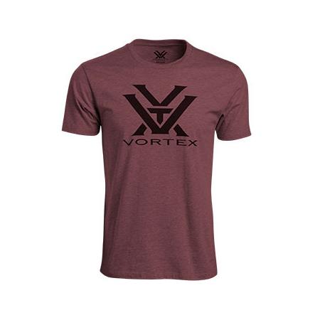 Tee Shirt Homme Vortex Logo - Bordeaux