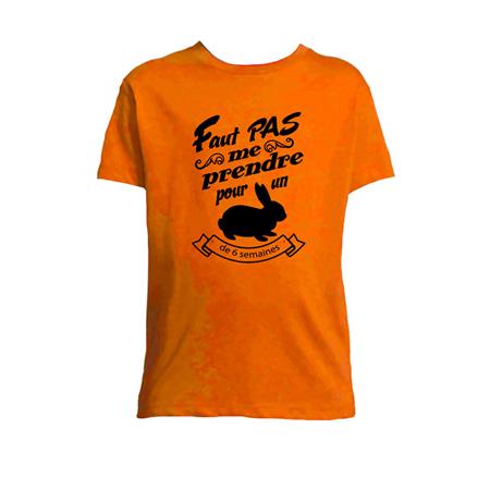 Tee Shirt Junior Bartavel Lapin 6 Semaines - Orange