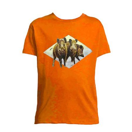 Tee Shirt Junior Bartavel Sangliers - Orange