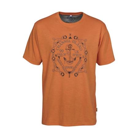 Tee Shirt Korte Mouwen Heren Idaho Guernsey - Oranje