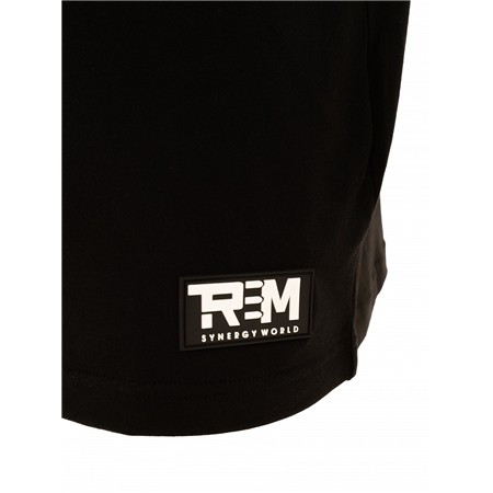 TEE-SHIRT KORTE MOUWEN HEREN REMINGTON MOON - ZWART