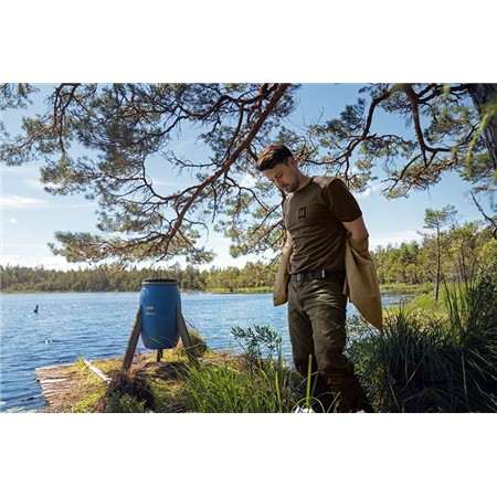 TEE SHIRT KORTE MOUWEN MAN HARKILA GORM S/S - WILLOW GREEN