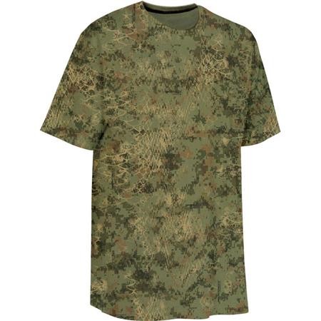 Tee Shirt Korte Mouwen Man Ligne Verney-Carron Snake - Camou