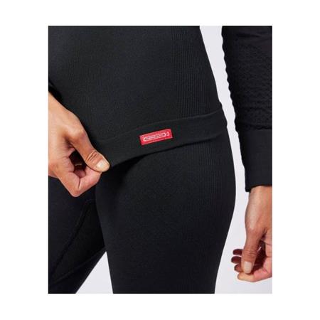 TEE SHIRT LANGARM DAMEN DAMART ENERGY 3 THERMOLACTYL ZIPPE - SCHWARZ