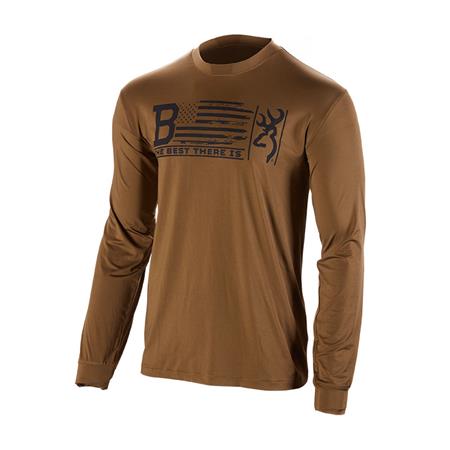 Tee Shirt Lange Mouwen Browning Teamspirit - Vert