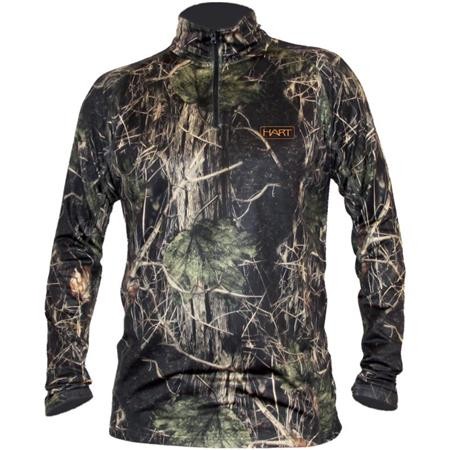 Tee Shirt Lange Mouwen Man Hart Aktiva-Z - Forest
