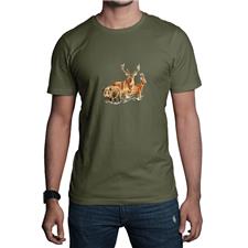 T-shirt De Chasse BARTAVEL Beige - Taille L, Neuf Avec étiquettes - Pour Homme