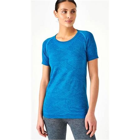 Tee Shirt Manches Courtes Femme Damart Dynamic Climatyl - Bleu
