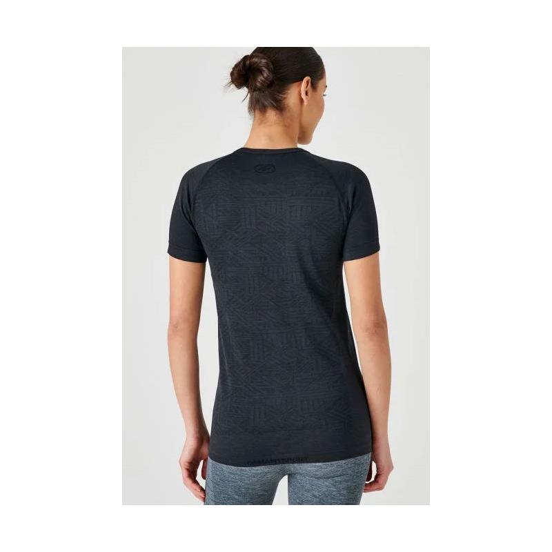 TEE SHIRT MANCHES LONGUES FEMME DAMART COMFORT THERMOLACTYL 3 COL ROND -  NOIR