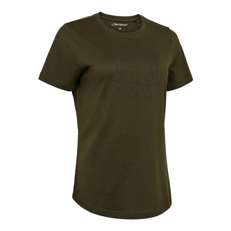 Tee Shirt Manches Courtes Femme Deerhunter Lady Saga - Beluga