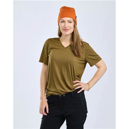 TEE SHIRT MANCHES COURTES FEMME PINEWOOD FINNVEDEN FOREST - OLIVE GREEN