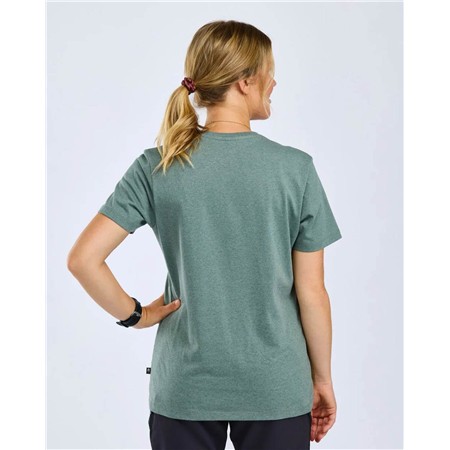 TEE SHIRT MANCHES COURTES FEMME PINEWOOD FINNVEDEN RECYCLED OUTDOOR - AQUAGR.MEL CAMPSITE