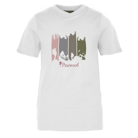 Tee Shirt Manches Courtes Femme Pinewood Finnveden Recycled Outdoor - Whitemel Adventure