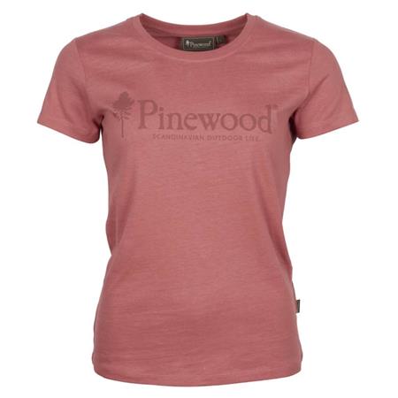 Tee Shirt Manches Courtes Femme Pinewood Outdoor Life W - Rose