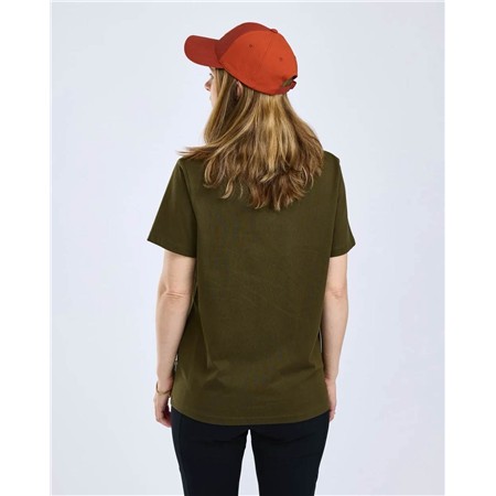 TEE SHIRT MANCHES COURTES FEMME PINEWOOD RED DEER - GREEN -26
