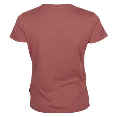 TEE SHIRT MANCHES COURTES FEMME PINEWOOD RED DEER W - ROSE