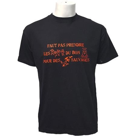 Tee Shirt Manches Courtes Homme Bartavel Les Enfants Du Bon Dieu - Noir