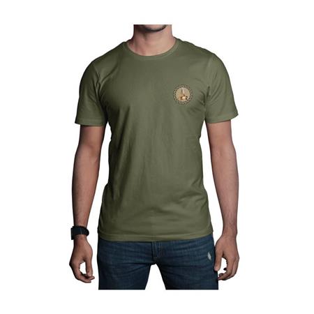 Tee Shirt Manches Courtes Homme Bartavel Nature Bécasse - Kaki