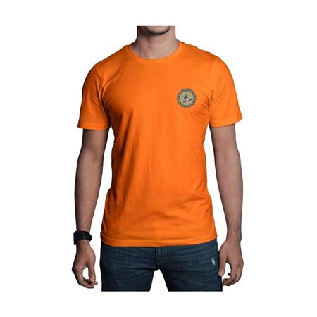 TEE SHIRT MANCHES COURTES HOMME BARTAVEL NATURE CANARD - ORANGE