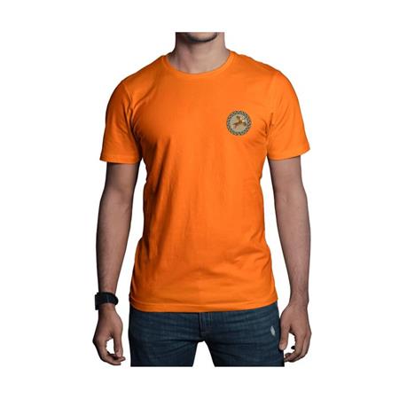 TEE SHIRT MANCHES COURTES HOMME BARTAVEL NATURE FAISAN - ORANGE