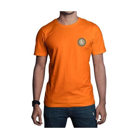 TEE SHIRT MANCHES COURTES HOMME BARTAVEL NATURE PALOMBE - ORANGE