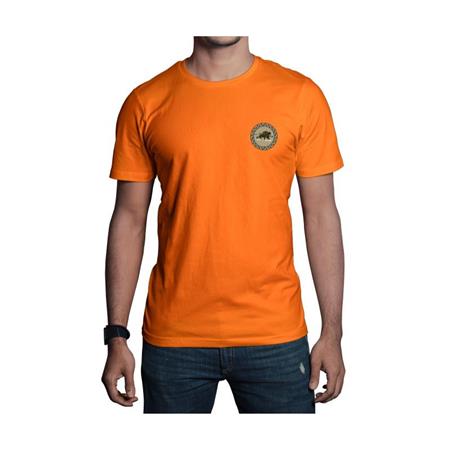 TEE SHIRT MANCHES COURTES HOMME BARTAVEL NATURE SOLITAIRE - ORANGE