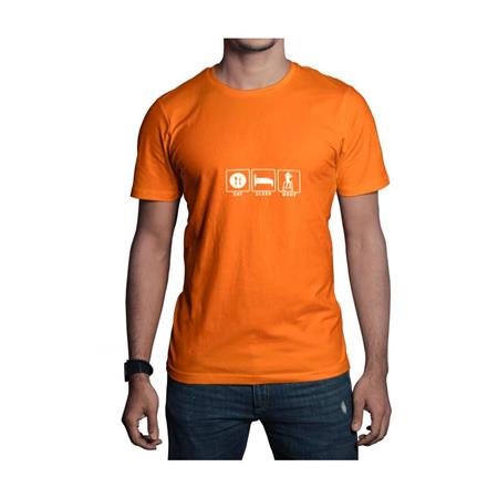 Tee Shirt Manches Courtes Homme Bartavel Nature T1056 - Orange